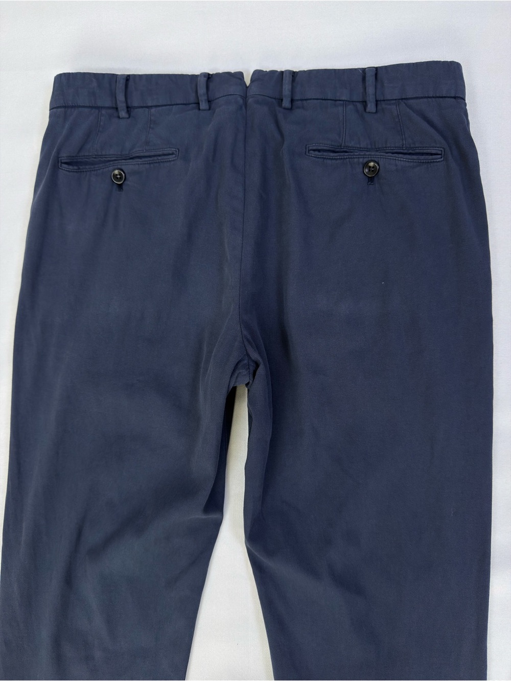Loro Piana Men’s Navy Stretch Cotton Pants Size 48 32x30 Made in Italy - Picture 13 of 13